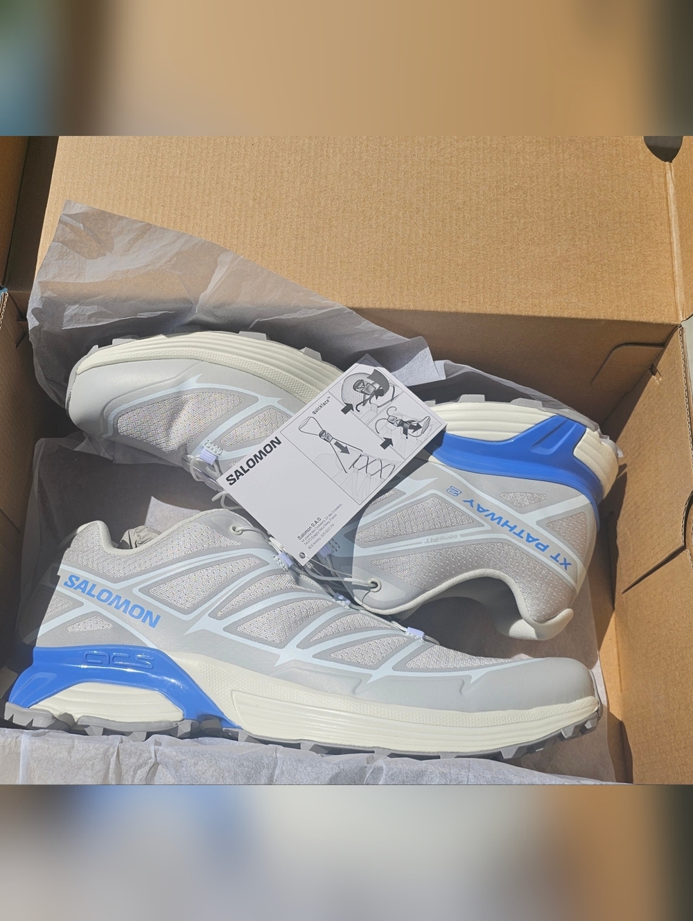 Size 11 - Salomon XT-Pathway Lunar Rock/Vanilla Ice